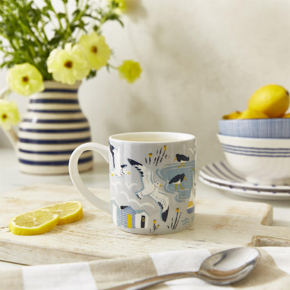 Ulster Weavers Seashore Mug - New Bone China 250ml in Blue - Mug - Ulster Weavers