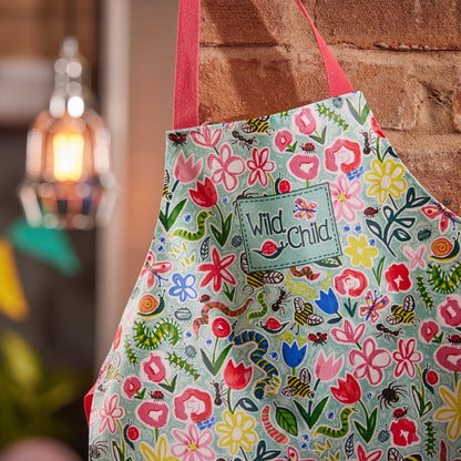 Ulster Weavers Born to be Wild Apron PVC - Kids One Size in Green - Kids Apron - Ulster Weavers