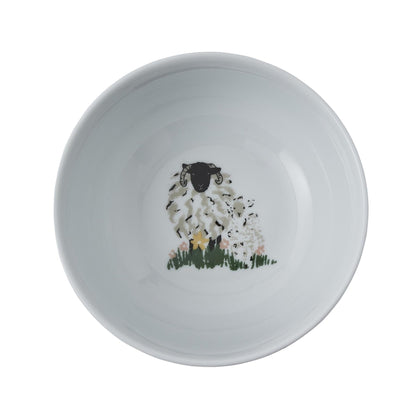 Ulster Weavers Woolly Sheep Bowl - Porcelain - 4 Pack One Size in White - Bowls - Ulster Weavers