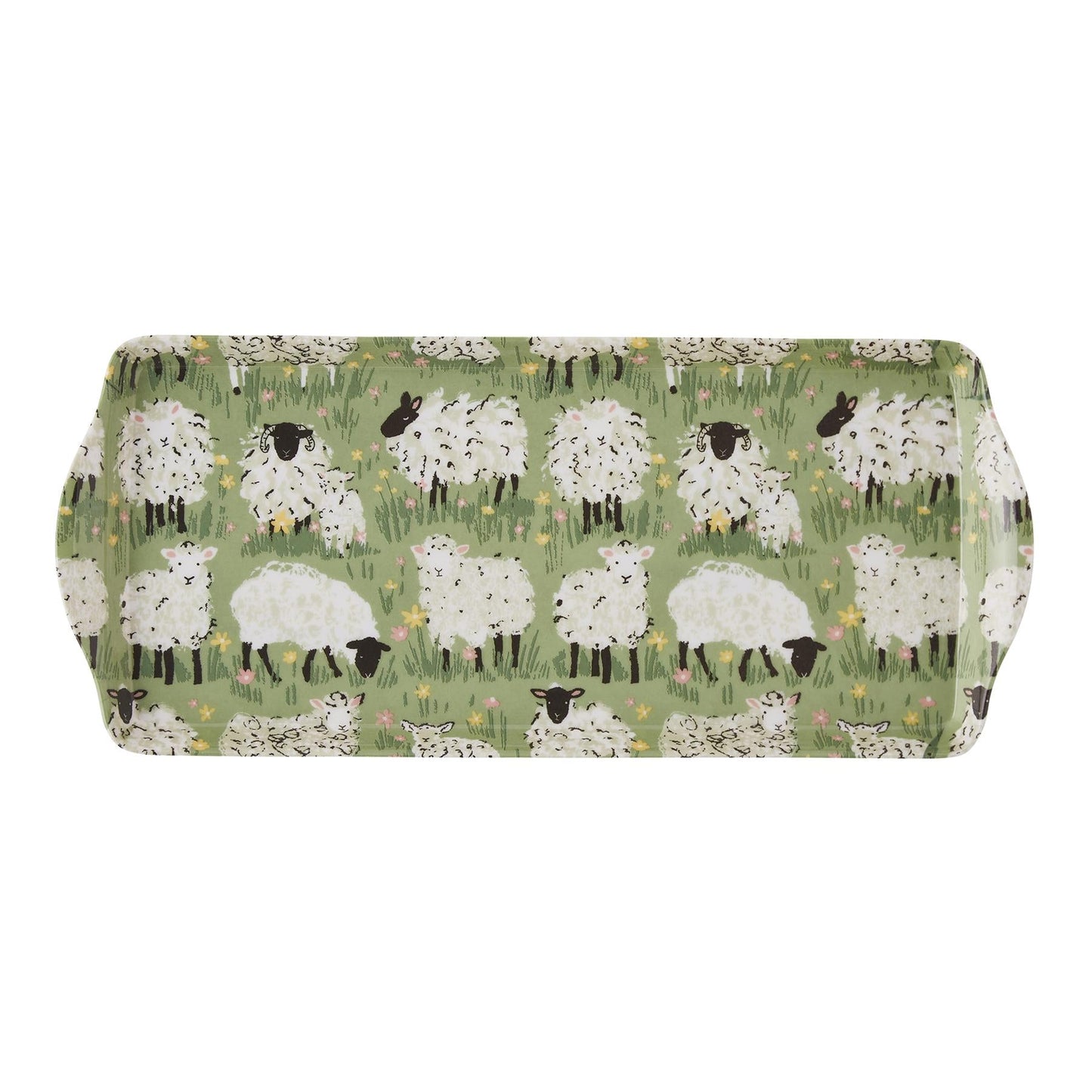 Ulster Weavers Woolly Sheep Tray - Small One Size in Green - Tray - Ulster Weavers