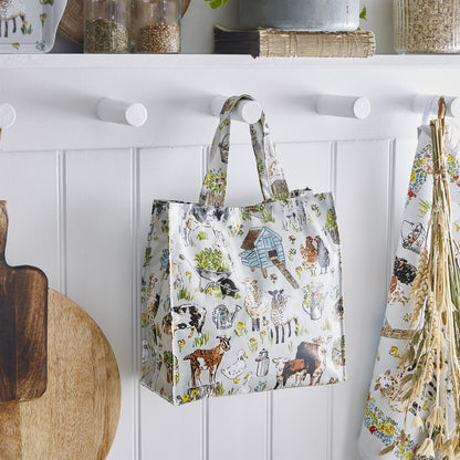 Ulster Weavers Portman Farm PVC Bag - Small in Grey - Bag - Ulster Weavers