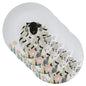 Ulster Weavers Woolly Sheep Side Plate - Porcelain - 4 Pack One Size in White - Plates - Ulster Weavers