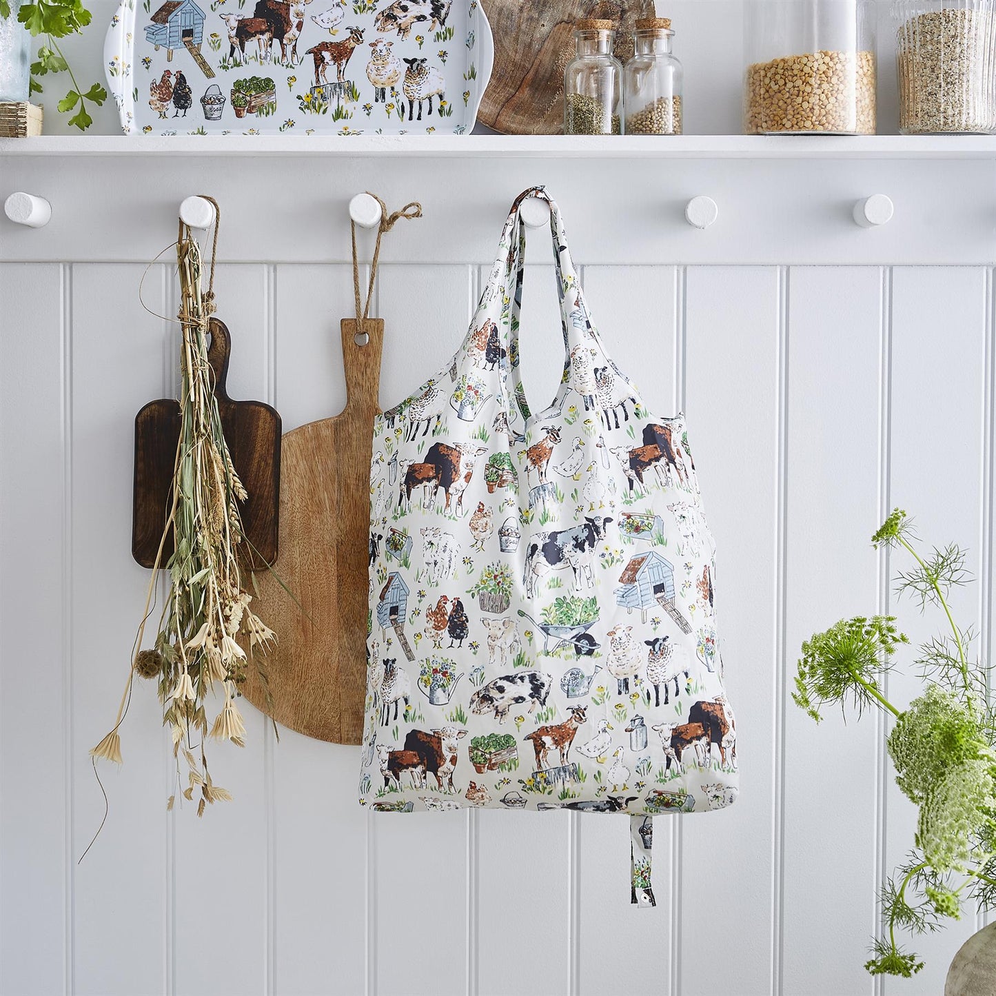 Ulster Weavers Portman Farm Packable Bag One Size in Grey - Bag - Ulster Weavers