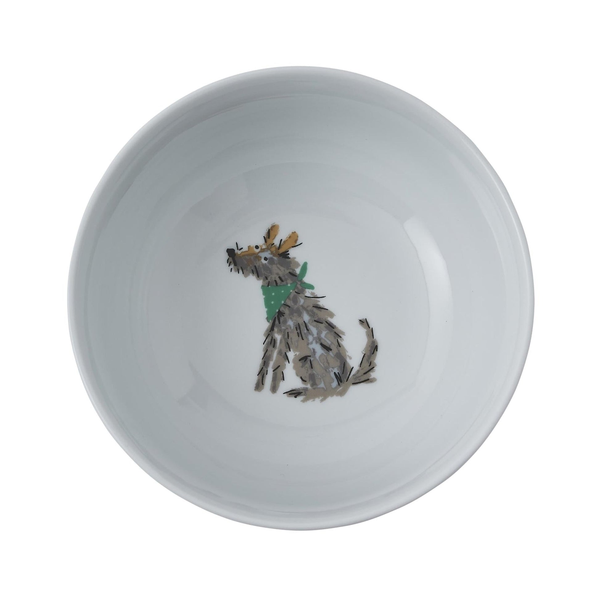 Ulster Weavers Dog Days Bowl - Porcelain - 4 Pack One Size in White - Bowls - Ulster Weavers