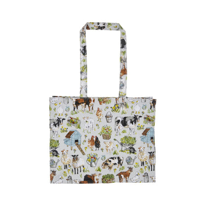 Ulster Weavers Portman Farm Shoulder Bag - PVC  One Size in Grey - Bag - Ulster Weavers