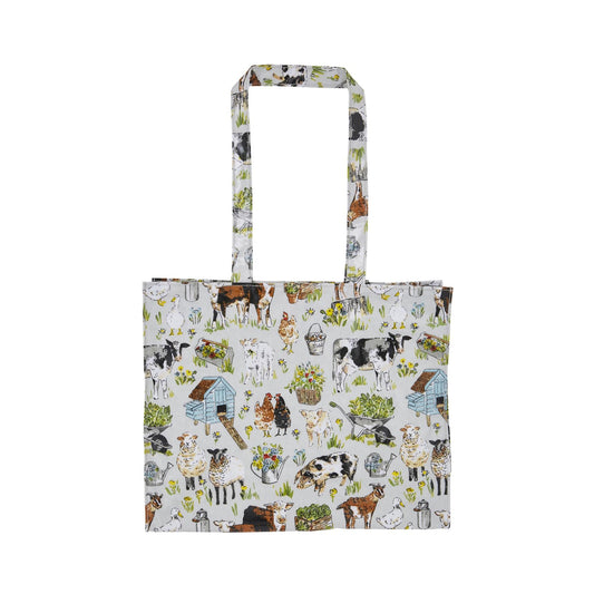 Ulster Weavers Portman Farm Shoulder Bag - PVC  One Size in Grey - Bag - Ulster Weavers