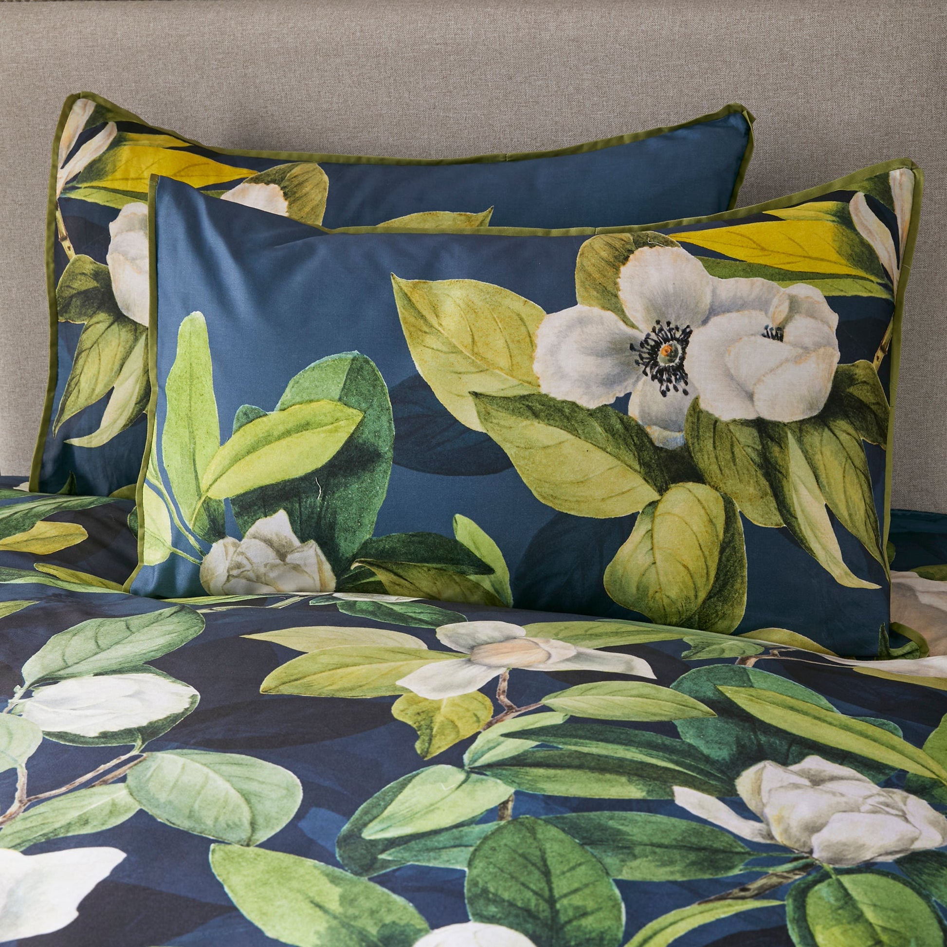 Alaya Duvet Cover Set by Soiree in Teal - Duvet Cover Set - Soiree