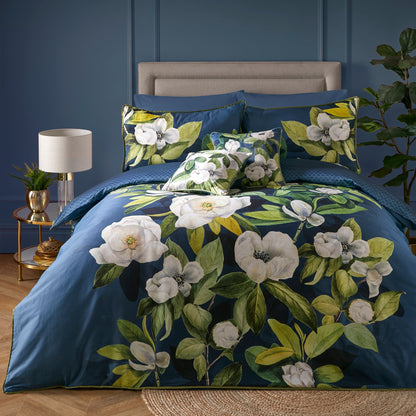 Alaya Duvet Cover Set by Soiree in Teal - Duvet Cover Set - Soiree