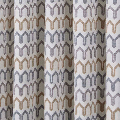 Arcadia Pair of Eyelet Curtains by Curtina in Natural - Pair of Eyelet Curtains - Curtina