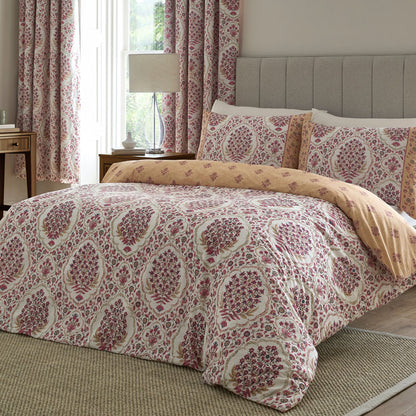 Ashmead Duvet Cover Set in Berry - Duvet Cover Set - D & D