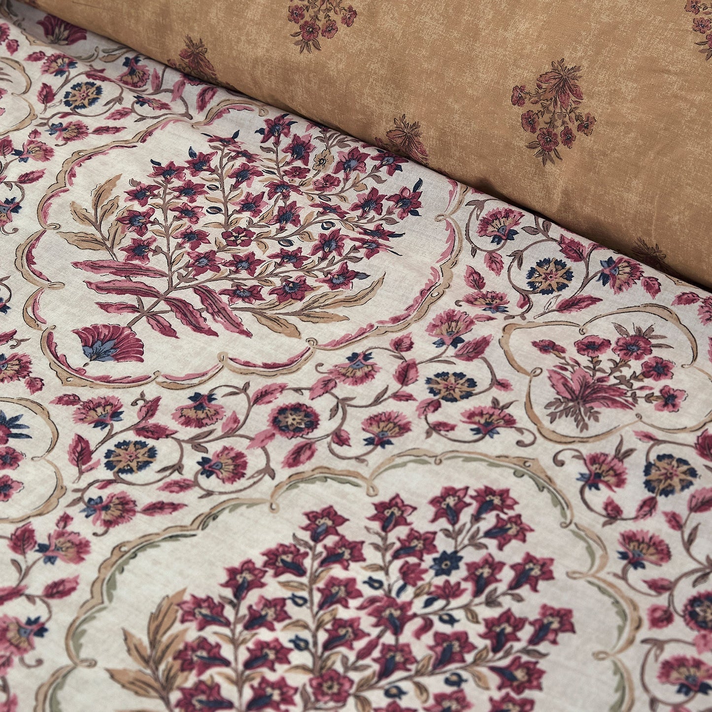 Ashmead Duvet Cover Set in Berry - Duvet Cover Set - D & D