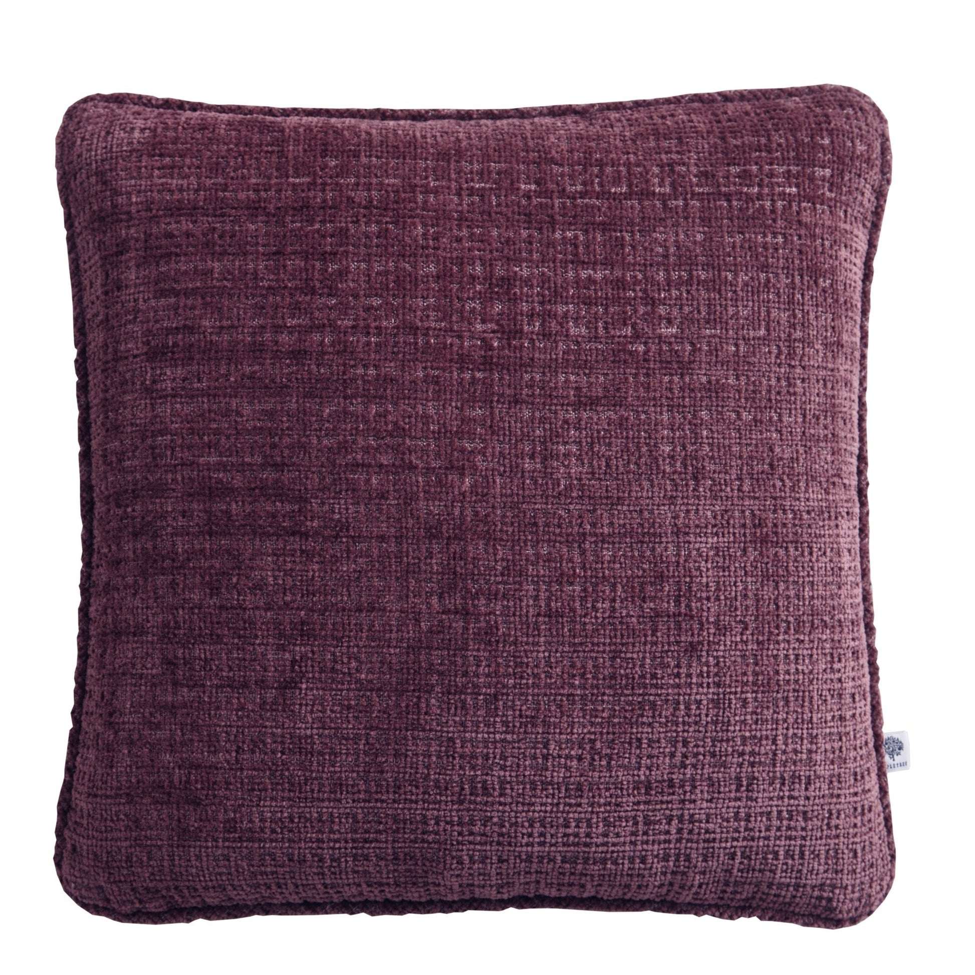Alba Cushion by Appletree Loft in Wine 43 x 43cm - Cushion - Appletree Loft