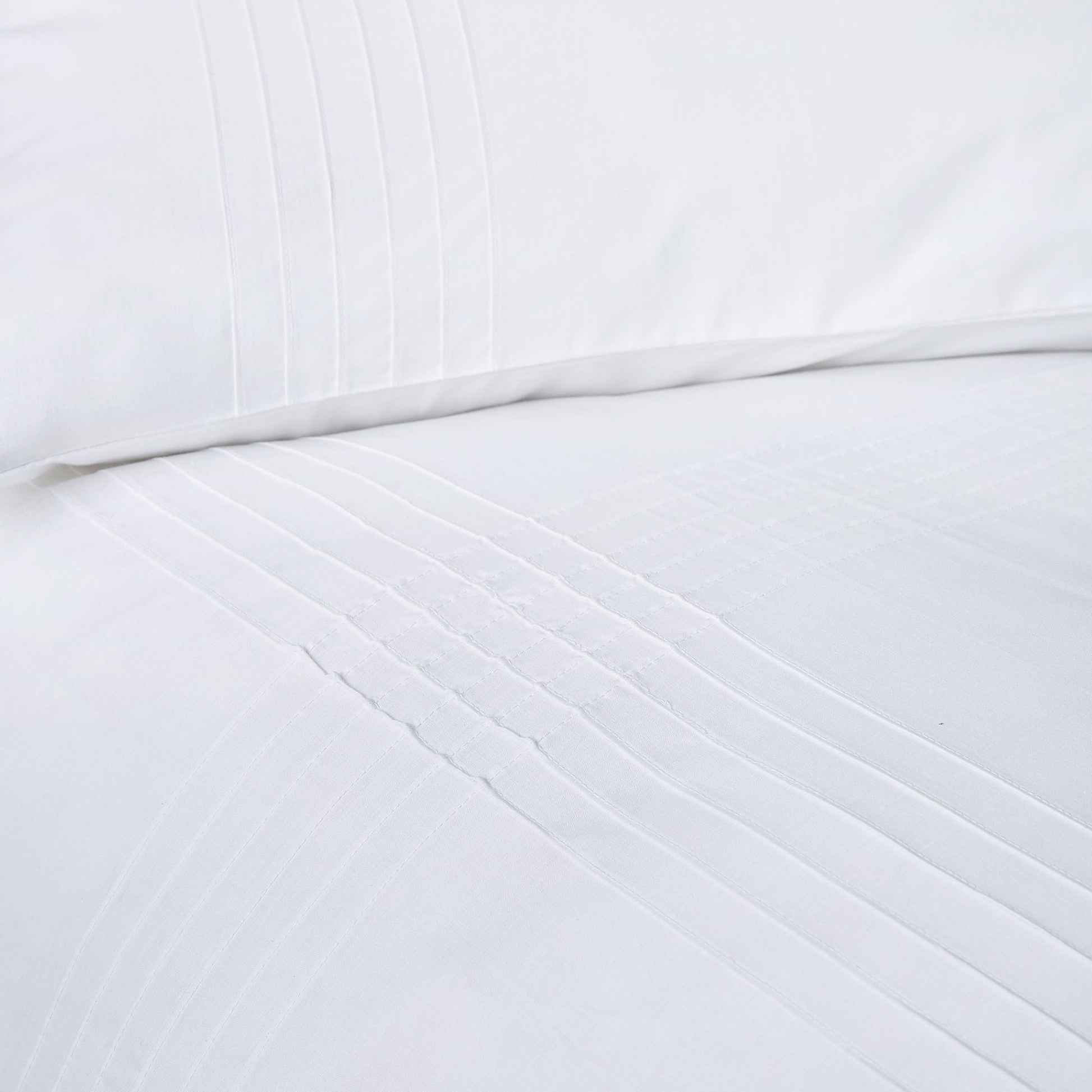 Amalfi Duvet Cover Set by Serene in White - Duvet Cover Set - Serene