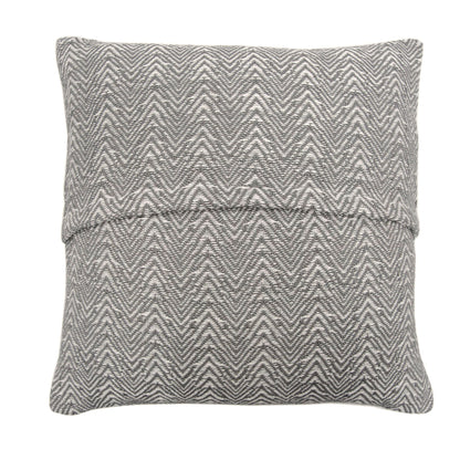 Herringbone Cushion by Appletree Loft in Silver 43 x 43cm - Cushion - Appletree Loft