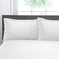 200TC Plain Dye Pair of Oxford Pillowcases by Appletree Boutique in White 50 x 75cm - Pair of Oxford Pillowcases - Appletree Boutique