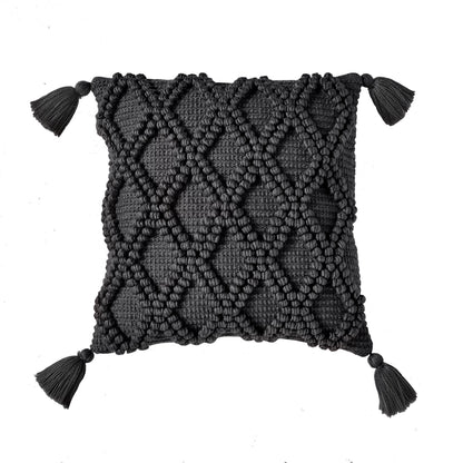 Alda Outdoor Cushion by Drift Home in Black 43 x 43cm - Cushion - Drift Home