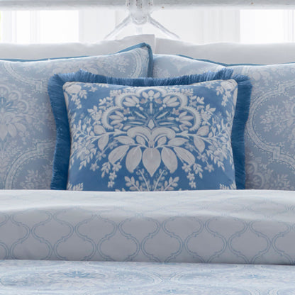 Alexia Cushion by Appletree Heritage in Blue 43 x 43cm - Cushion - Appletree Heritage