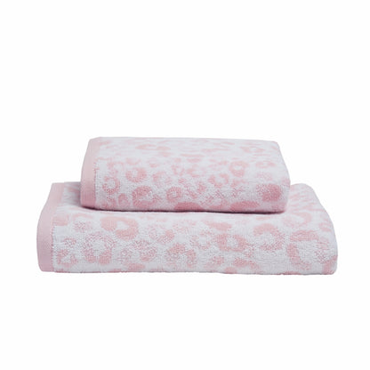 Animal Print Towels by Fusion Bathroom in Blush - Hand Towel - Fusion Bathroom