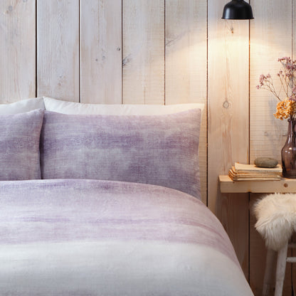 Anson Stripe Duvet Cover Set by Appletree Hygge in Mauve - Duvet Cover Set - Appletree Hygge