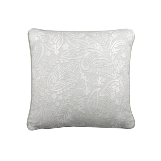 Aveline Cushion by Dreams & Drapes in Green 43 x 43cm - Cushion - Dreams & Drapes Curtains