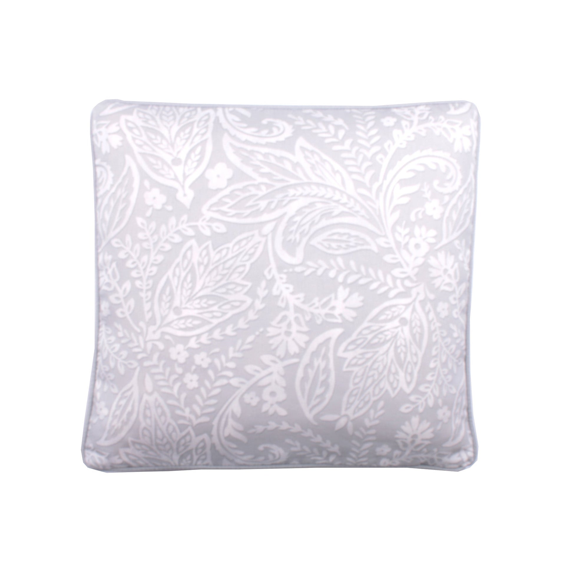 Aveline Cushion by Dreams & Drapes in Grey 43 x 43cm - Cushion - Dreams & Drapes Curtains