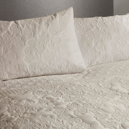 Avery Stripe Duvet Cover Set by Serene in Natural - Duvet Cover Set - Serene