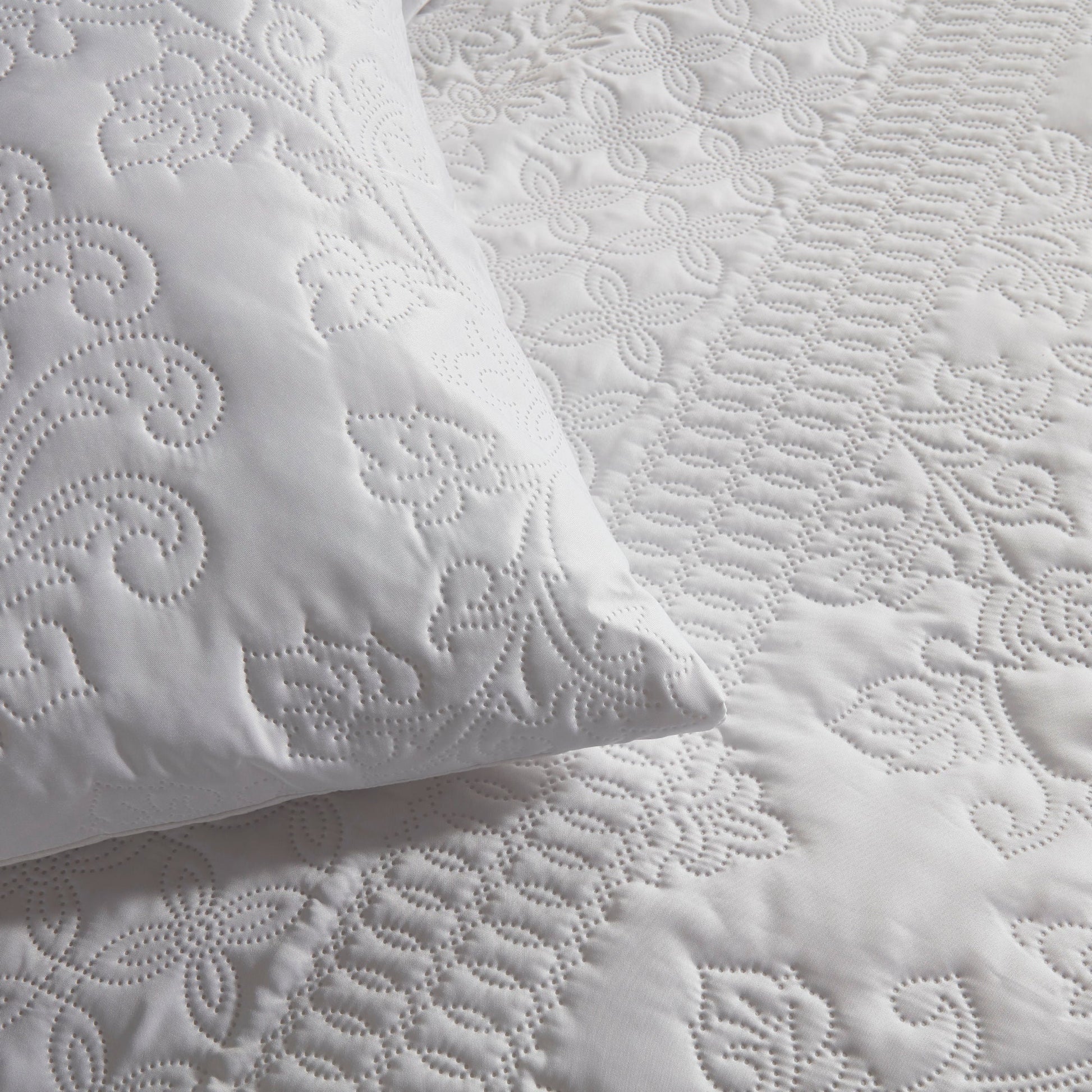 Avery Stripe Duvet Cover Set by Serene in White - Duvet Cover Set - Serene