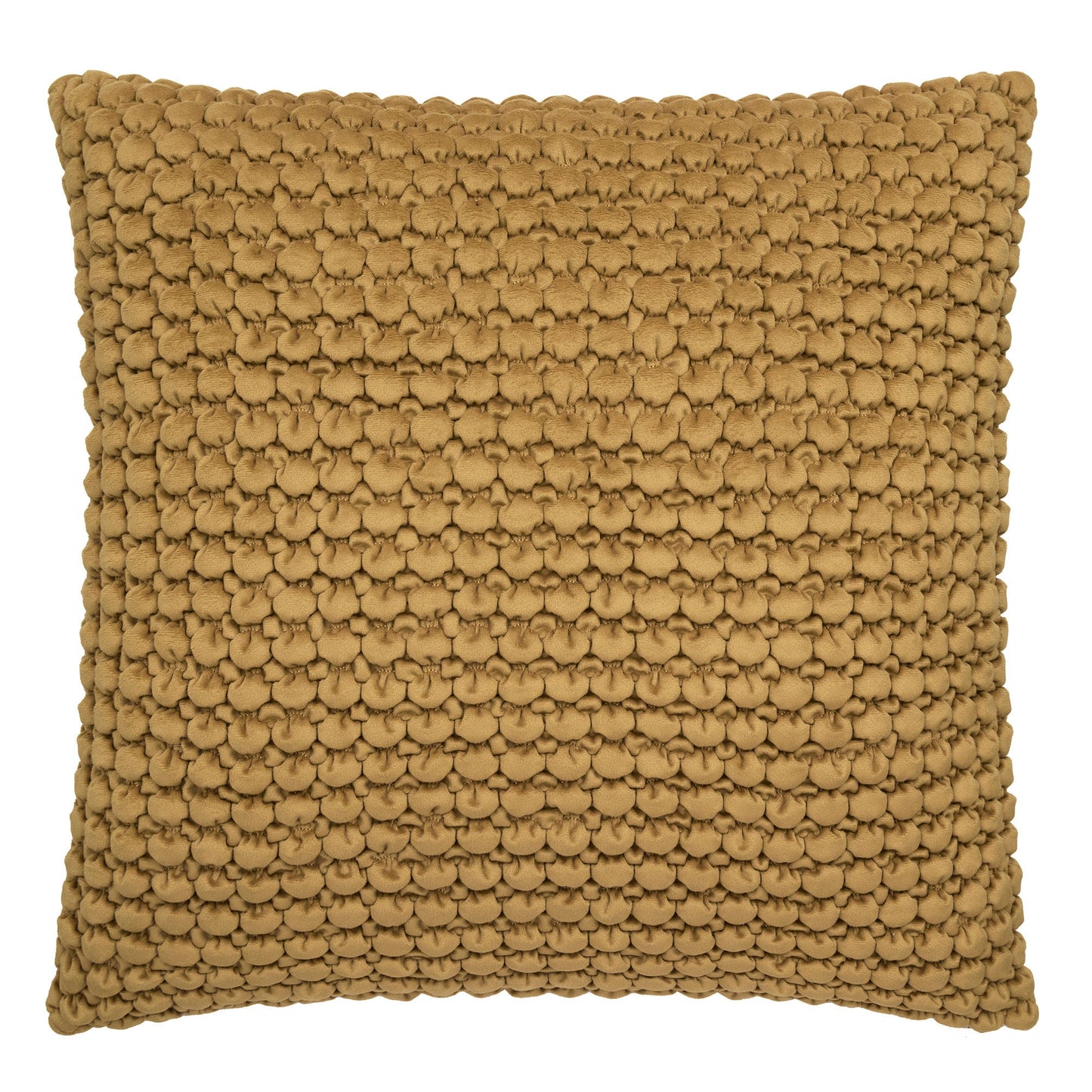 Bobble Cushion in Ochre 55 x 55cm
