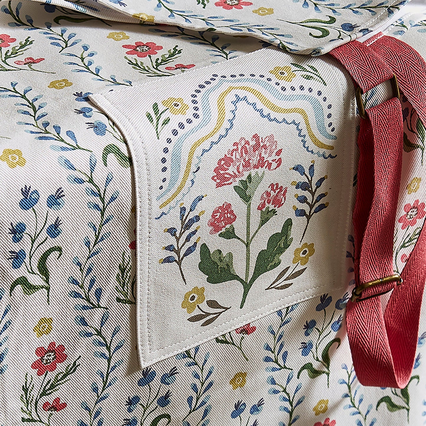 Ulster Weavers Boho Floral Apron - Cotton One Size in Multi - Apron - Ulster Weavers