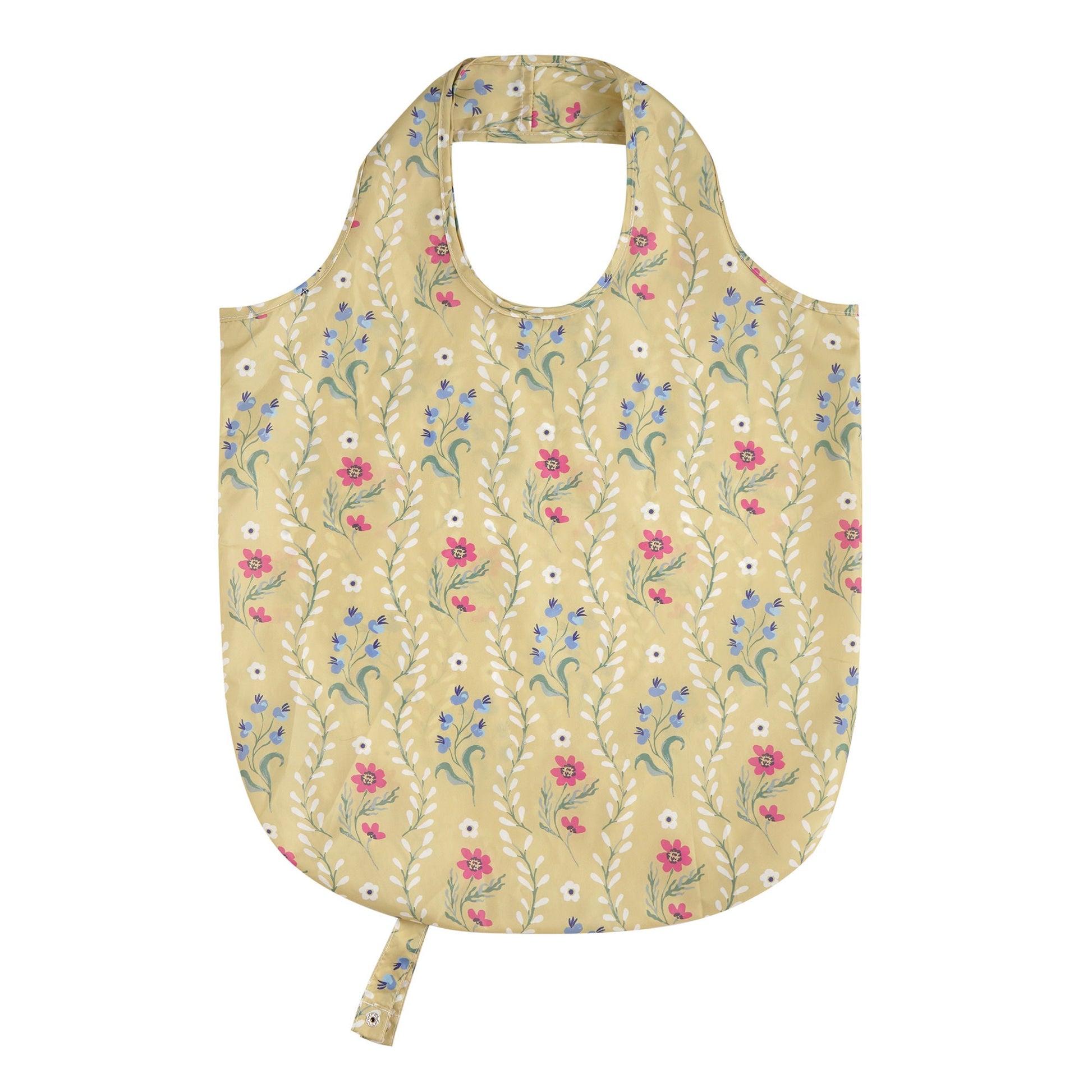 Ulster Weavers Boho Floral Foldable Tote Bag Medium in Multi - Roll-Up Bag - Ulster Weavers