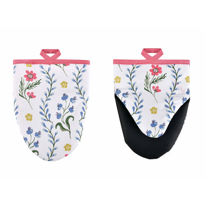 Ulster Weavers Boho Floral Microwave Mitts - Pair One Size in Multi - Micro Mitts - Ulster Weavers