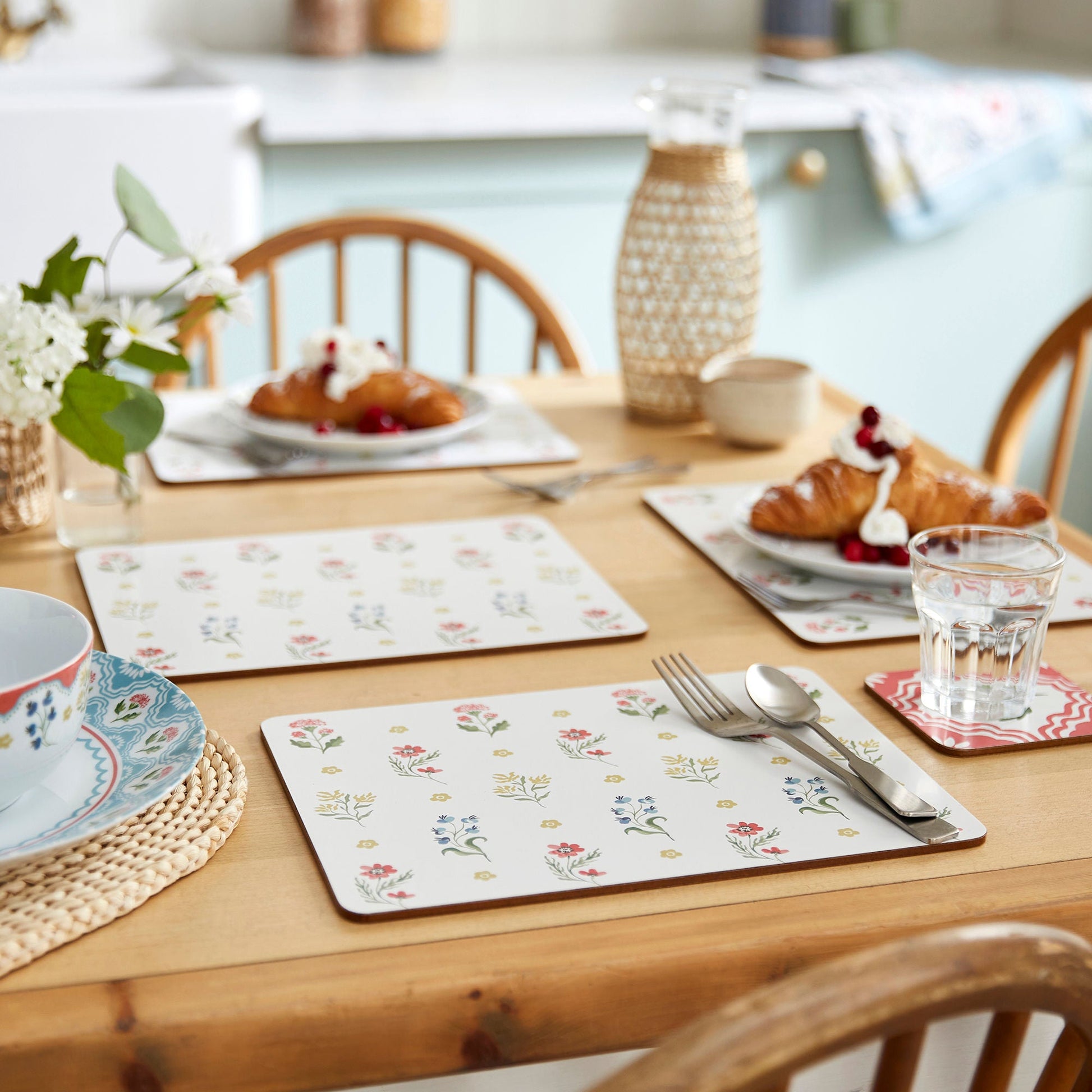 Ulster Weavers Boho Floral Placemat - 4 Pack One Size in Multi - Placemat - Ulster Weavers