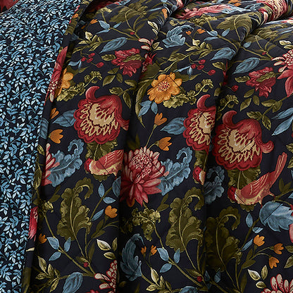 Bejewelled Bedspread in Navy 200 x 230cm - Bedspread - Dreams & Drapes