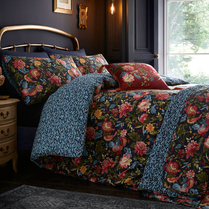 Bejewelled Duvet Cover Set in Navy - Duvet Cover Set - Dreams & Drapes