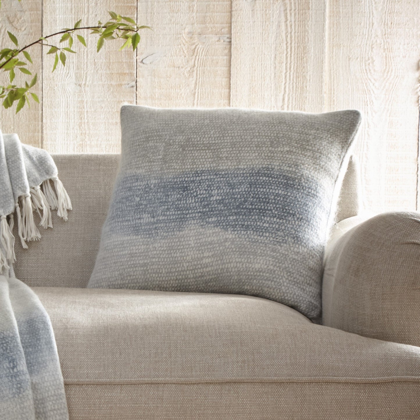 Bretton Cushion by Drift Home in Green 43 x 43cm - Cushion - Drift Home