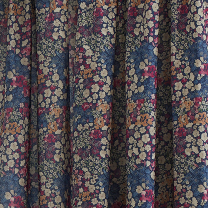 Bessie Pencil Pleat Curtains in Navy - Pair of Pencil Pleat Curtains - Dreams & Drapes