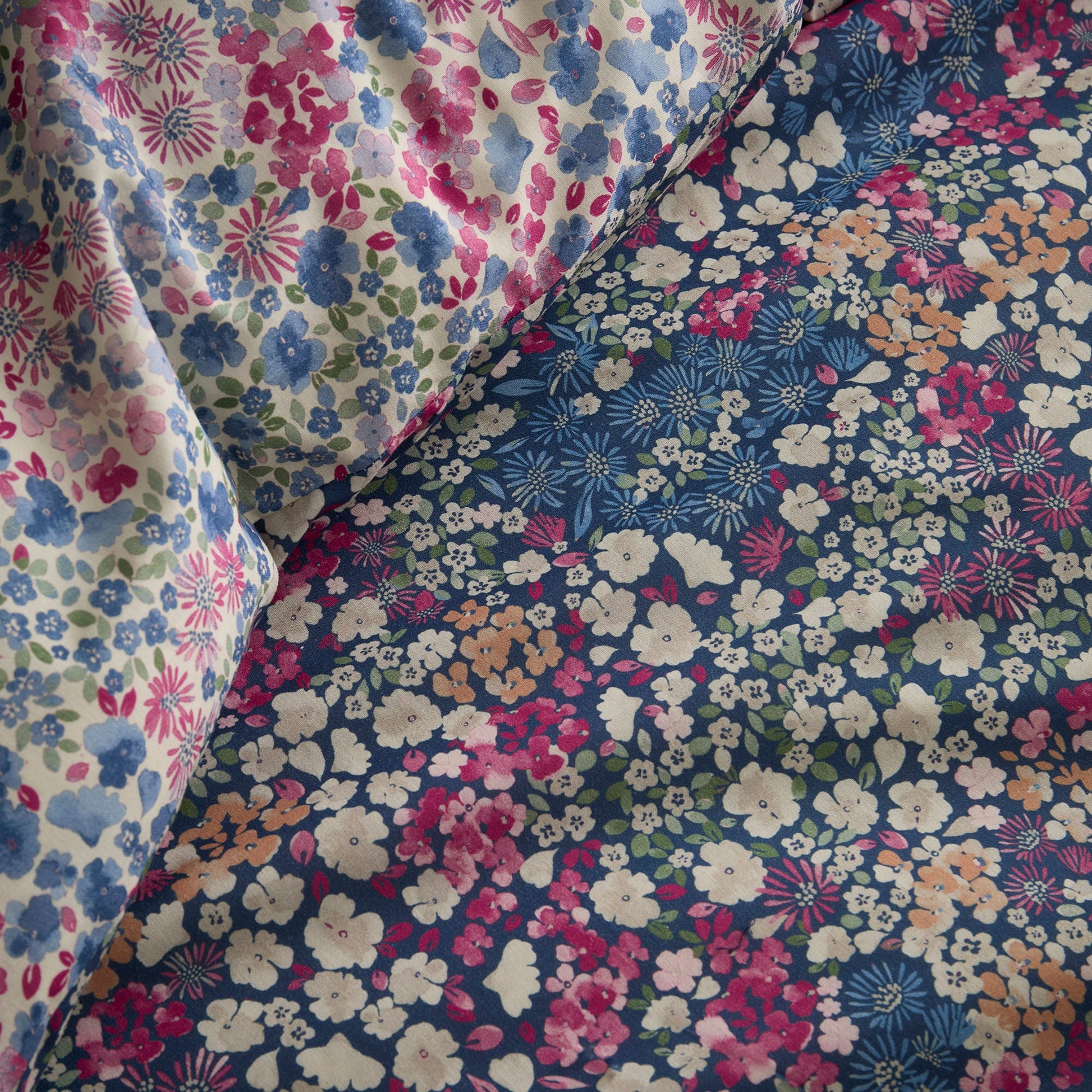 Bessie Duvet Cover Set in Navy - Duvet Cover Set - Dreams & Drapes