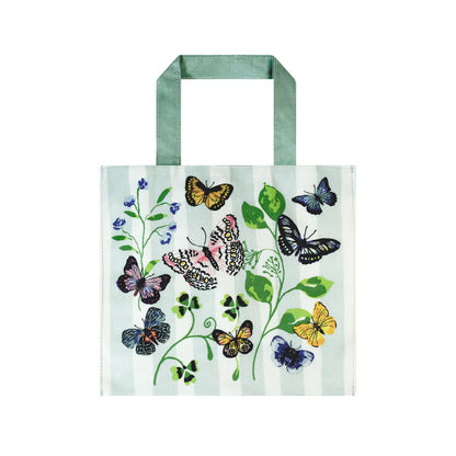 Butterfly Grove PVC Bag Small in Blue