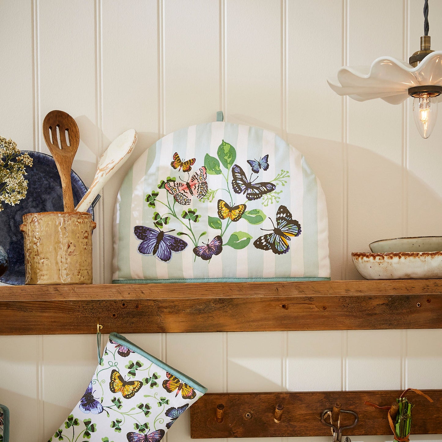 Butterfly Grove Tea Cosy in Blue
