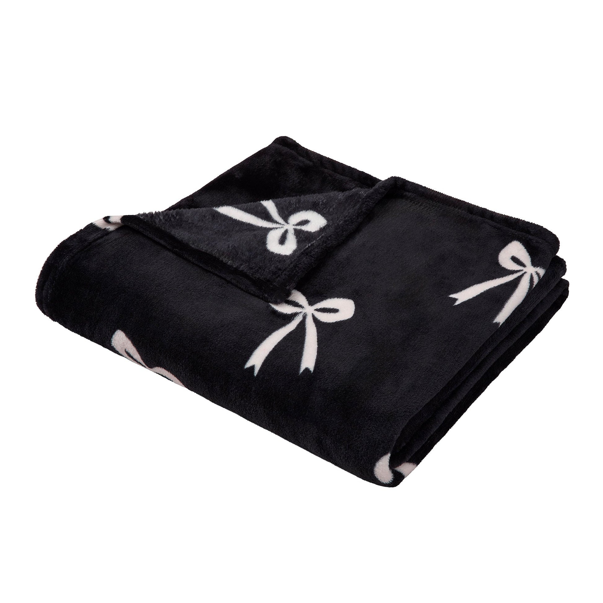 Bows Throw in Monochrome 120 x 150cm - Throw - Fusion