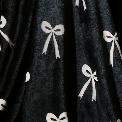 Bows Throw in Monochrome 120 x 150cm - Throw - Fusion