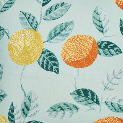 Botanical Fruits Outdoor Cushion by Dreams & Drapes Design in Green 43 x 43cm - Cushion - Dreams & Drapes Design