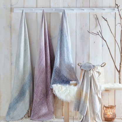 Bretton Throw by Drift Home in Ochre 130 x 180cm - Throw - Drift Home