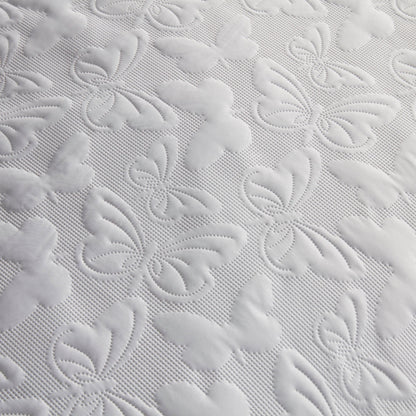 Butterfly Garden Duvet Cover Set by Serene in White - Duvet Cover Set - Serene