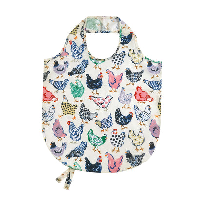 Chick Chicken Foldable Tote Bag Medium in Yellow