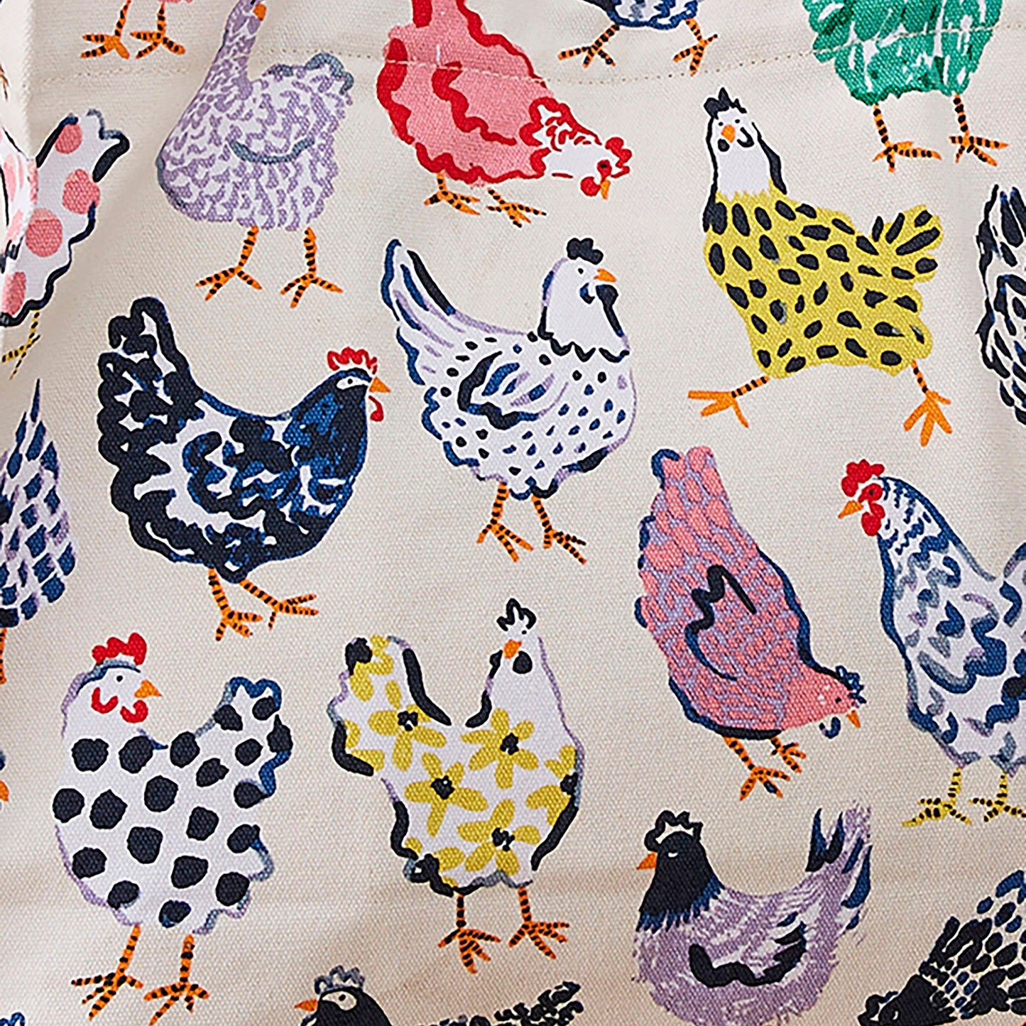 Chick Chicken Canvas Shoulder Bag in Yellow
