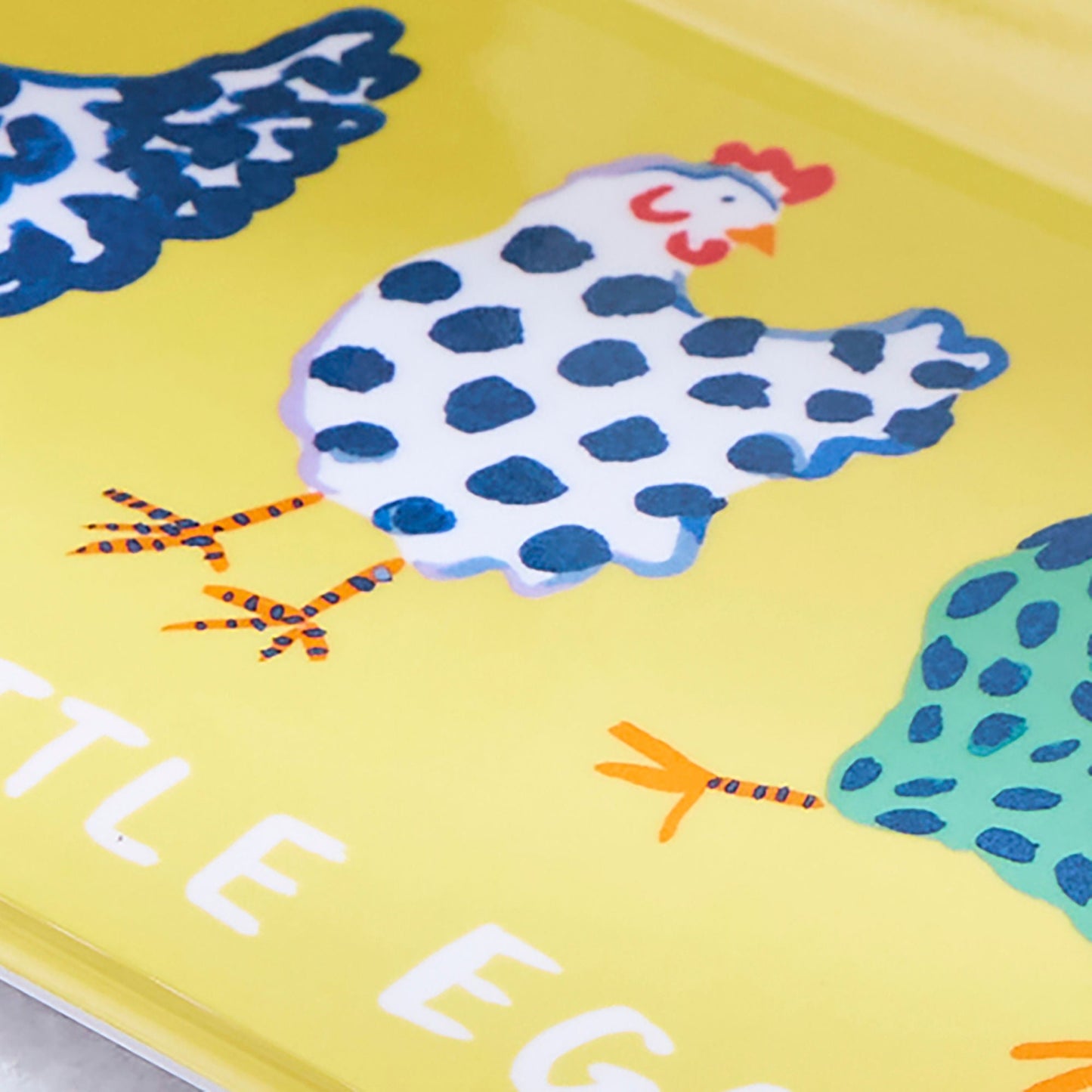 Chick Chicken Small Serving Tray in Yellow
