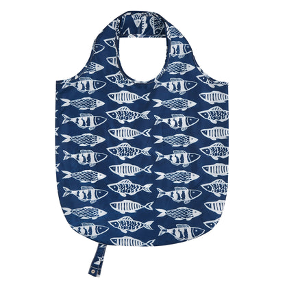 Ulster Weavers Catch of the Day Foldable Tote Bag Medium in Multi - Roll-Up Bag - Ulster Weavers