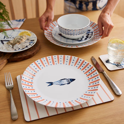 Ulster Weavers Catch of the Day Dinner Plate - Porcelain One Size in Multi - Plates - Ulster Weavers