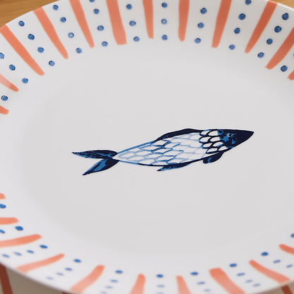 Ulster Weavers Catch of the Day Dinner Plate - Porcelain One Size in Multi - Plates - Ulster Weavers